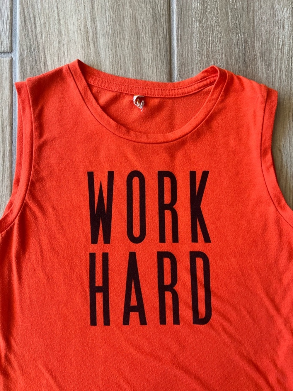 Women’s Work Hard Muscle Gym Tee - Picture 2 of 4